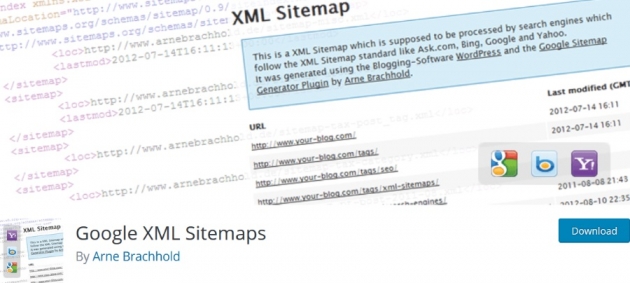 Mapy Google XML