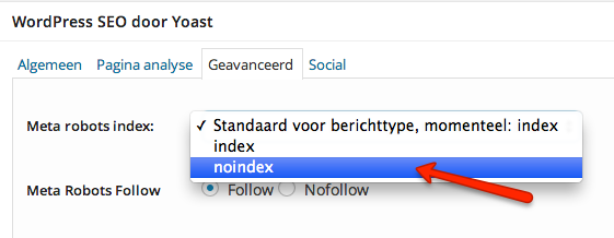 Потім ви можете виключити ці сторінки з файлу XML sitemap і встановити значення noindex: