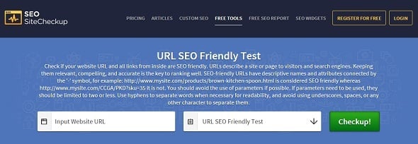 URL SEO Friendly Test