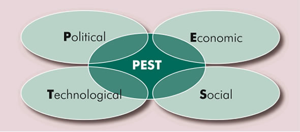 Одна вещь, которую я бы серьезно порекомендовал, проходит через   PEST анализ   ,  PEST - это аббревиатура, обозначающая «политический, экономический, социальный и технологический» - это тест, в котором рассматриваются 4 различные черты и области, которые могут быть связаны с вашими конкурентами