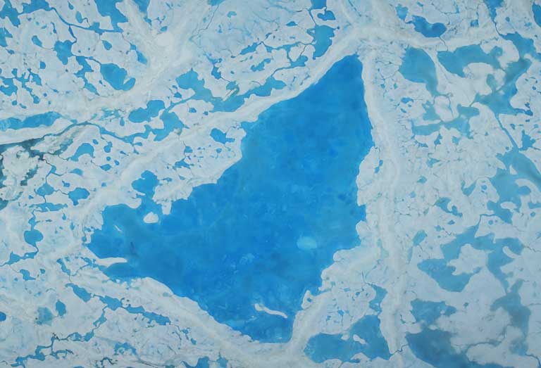 Например, в июле прошлого года средняя толщина морского льда в Арктике была эквивалентна   самый низкий на записи