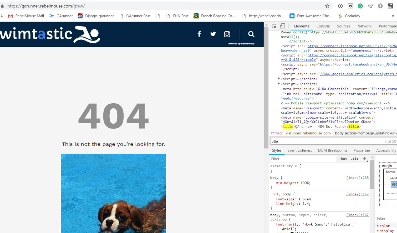 Teraz, gdy post zostanie usunięty, po prostu podajemy „404 Not Found” ({{currentpage_title}} - 404 Not Found) w tagu <title>, a Google rozpozna stronę jako 404: